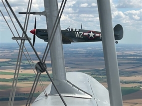 Customer Photo of Wing to Wing with a Spitfire (Squadron Leader)